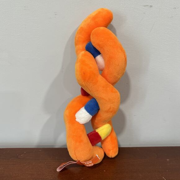 Giant Microbes DNA Plush Stuffed Toy Orange 10" By Drew Oliver - Picture 3 of 9